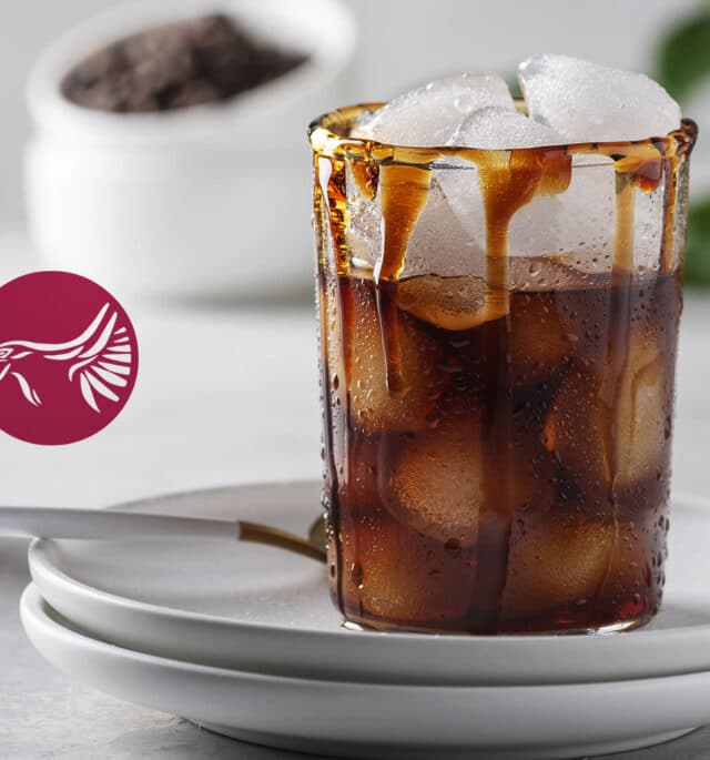 café con hielo